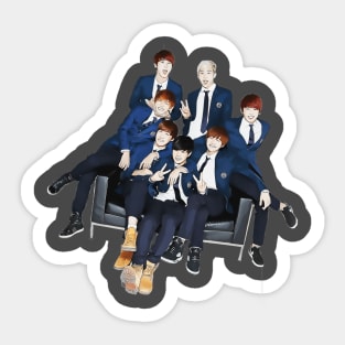 Bangtan Boys Cute Sticker